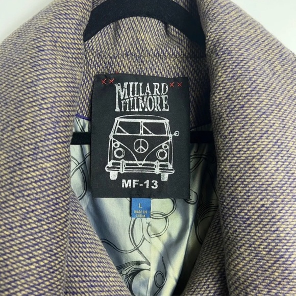 Millard Fillmore MF-13 Wool Blend Jacket Pea Coat - Picture 6 of 6